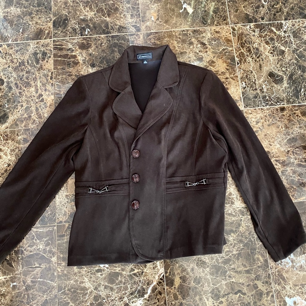 New Elementz Brown Blazer Size XL